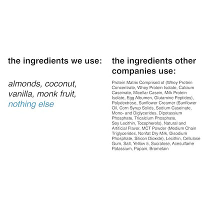 drink wholesome Vegan Vanilla Almond Protein Powder | for Sensitive Stomachs
