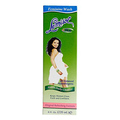 Lemisol Plus, Gentle Daily Feminine Cleanser, Original Refreshing Formula - 8 Oz (Pack of 3)