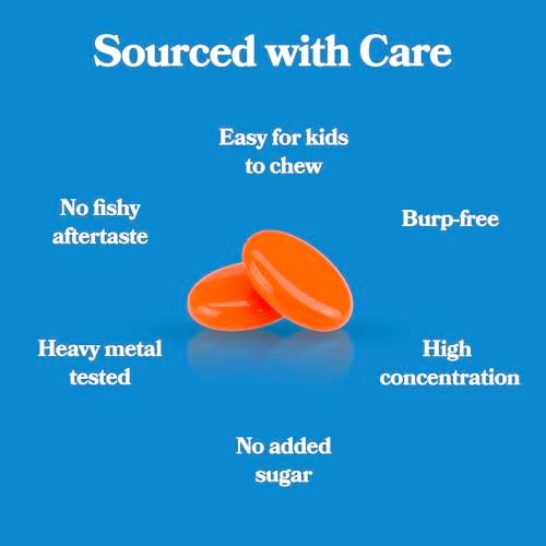 DAIKEN Bundle of Kids Fish Oil Omega-3 Gummies 300mg DHA/EPA w/Vitamin D3, Norwegian Sourced & Bitter Melon, Cinnamon & Chromium Vegetarian Capsules w/Zinc