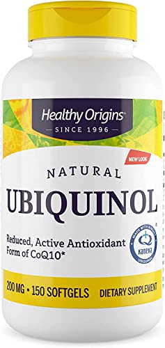 Healthy Origins Ubiquinol (Active Form of CoQ10), 200 mg - Activated Form of CoQ10 