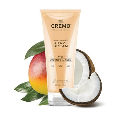 Cremo Coconut Mango Moisturizing Shave Cream, Astonishingly Superior Ultra-Slick