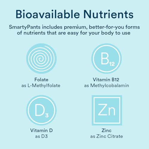 SmartyPants Multivitamin for Men, Organic Gummies: Probiotics, CoQ10, Methylfolate
