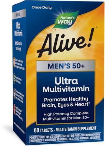 Nature's Way Alive! Men’s 50+ Daily Ultra Potency Complete Multivitamin