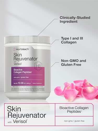 Horbaach Skin Rejuvenator with Verisol 10.58 oz | Bioactive Collagen Peptide Powder
