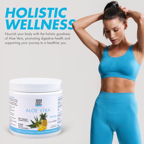 Yes You Can! Organic Aloe Vera Drink Mix - Super Greens Powder - Energy Drink Powder