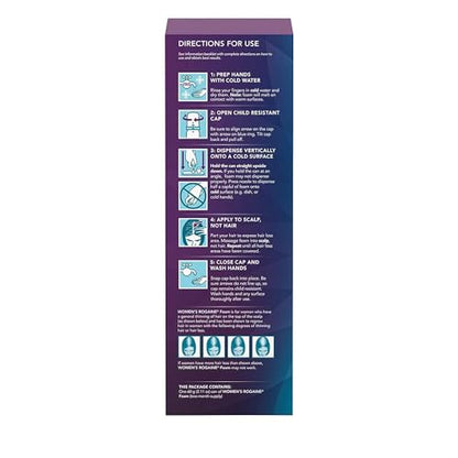 Rogaine Women's 5% Minoxidil Foam, Topical Once-A-Day Hair Loss Treatment