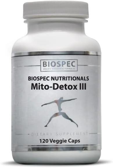 BIOSPEC NUTRITIONALS Mito-Detox III - N-Acetyl Cysteine (NAC), Acetyl L-Carnitine, Alpha Lipoic Acid (ALA), Co-Q-10