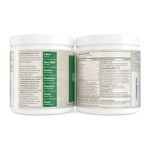 Super Greens Daily Greens Superfood Powder - Certified USDA Organic Green Powder
