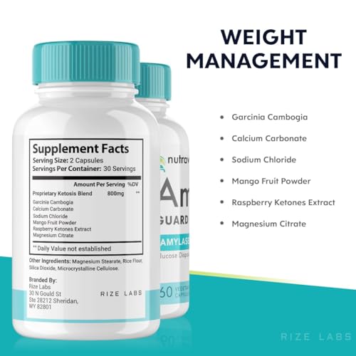 rize labs Nutraville Amyl Guard Dietary Supplement, Nutraville Amyl Guard Weight Loss Pills