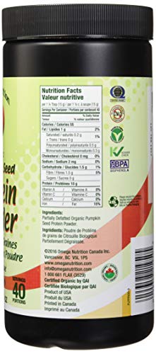 Omega Nutrition Pumpkin Seed Protein Powder, 26.50-Ounce