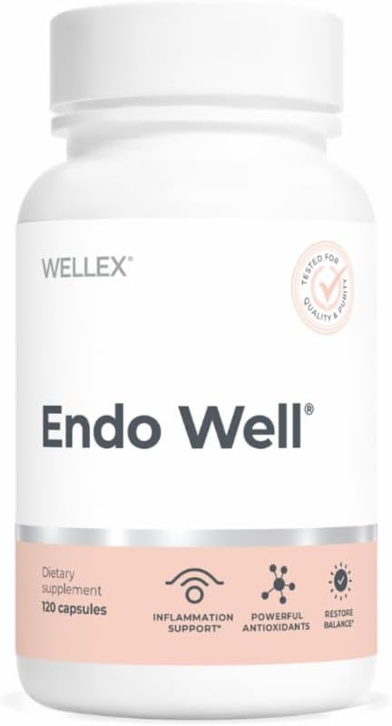 Papillex Endo Well | Women’s Cycle Support | Monthly Wellness, Muscle Function & Energy Metabolism | Magnesium, Pea, DIM & Ashwagandha | Doctor-Formulated, Clean Ingredients