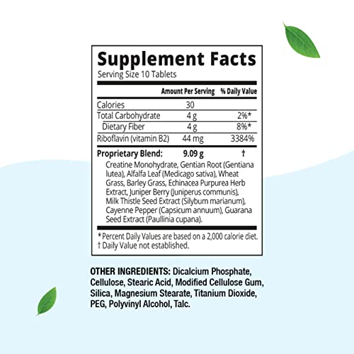 Herbal Clean - QTabs Same-Day Detox, Portable and Discreet, 10 Tablets