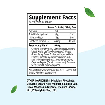 Herbal Clean - QTabs Same-Day Detox, Portable and Discreet, 10 Tablets