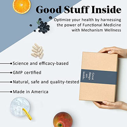 Mechanism Wellness Strike A Balance Hormonal Balance Supplements with DIM Maca Energy Mood