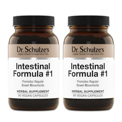 Dr. Schulze's Intestinal Formula #1 Colon Bowel Cleanse, 90 caps, 2 Count