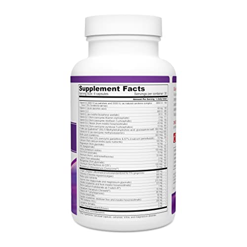 Wellness Resources Daily Prenatal Multi Vitamin - High Absorption Methyl Folate, Coenzyme B Vitamins