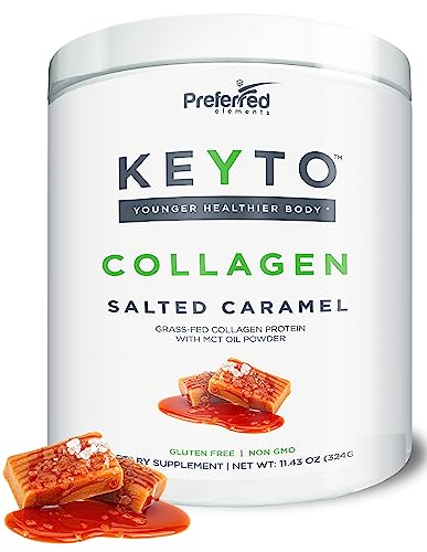 Keto Collagen Protein Powder with MCT Oil – Keto and Paleo Friendly Pure Grass Fed 