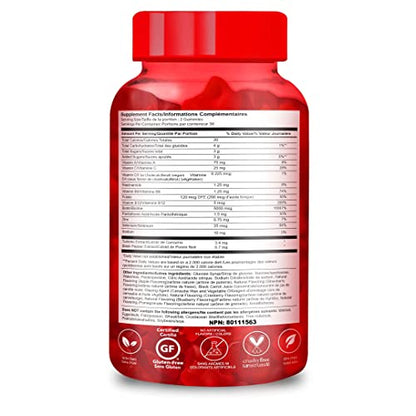HAIRtamin Vegan Gummy Stars Hair Vitamins | Non-GMO | Natural Biotin Hair Vitamin