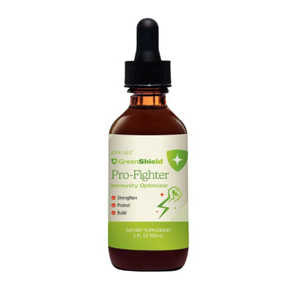 SPRIGS Pro-Fighter Immunity Optimizer Supplement, 2Oz | Comprehensive Immune Support Liquid Formula Blend with Organic Garlic & Goldenseal to Support Your Body's Natural Defense & Respiratory Function