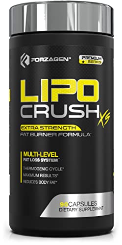 Forzagen Lipocrush Thermogenic Fat Burner for Men and Women, 90 Belly Fat Burner 