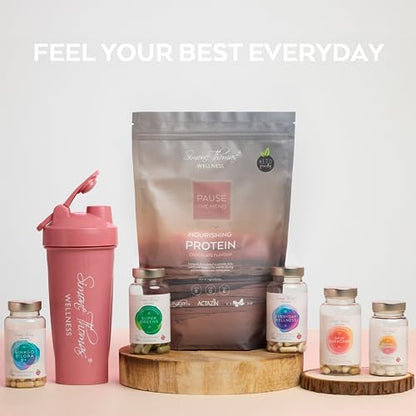 Simone Thomas Wellness Pause The Meno Vegan Chocolate Protein Powder