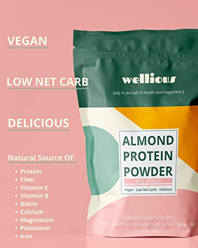 wellious – Clean Vegan Protein Powder – for Gut Health, Plant Based, Keto Friendly
