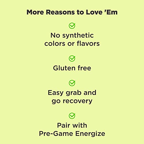OLLY Post-Game Recover Workout Gummy Rings, Vitamin D, Turmeric, Electrolytes, Pineapple
