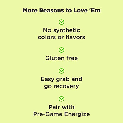 OLLY Post-Game Recover Workout Gummy Rings, Vitamin D, Turmeric, Electrolytes, Pineapple