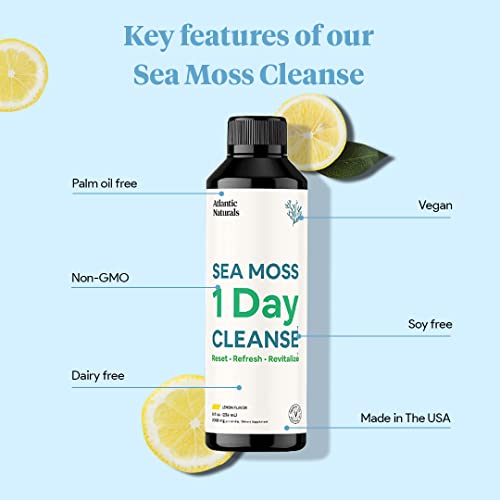 Sea Moss 1 Day Cleanse - Full Body Detox to support bowel movements, Kidney Health