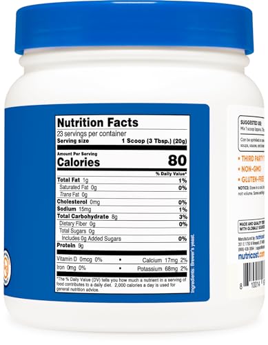 Nutricost Brewers Yeast Powder 1LB (16oz) - Non-GMO, Vegetarian Friendly
