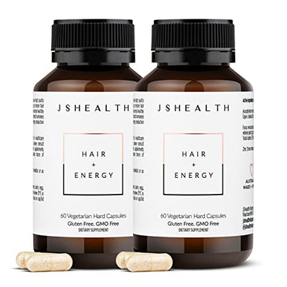 JSHealth Vitamins Hair and Energy Formula Hair Growth Vitamins | Hair Vitamins 