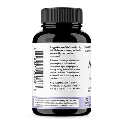 Sandhu's Magnesium Citrate Highly Absorbable Gluten, Soy Diary Free No Fillers