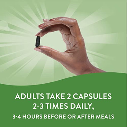 Nature's Way Activated Charcoal - Digestive Supplement - Active Charcoal Supplement