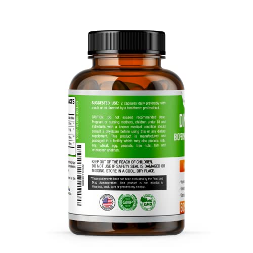 Simple Organica DIM Supplement for Women and Men 300mg with BioPerine, Broccoli