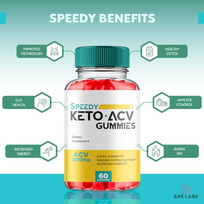 Speedy Keto ACV Gummies Advanced Weight Loss, Speedy Keto ACV Gummies 1000MG