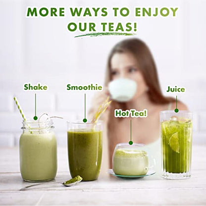 Opportuniteas Organic Kidney Detox Tea- Matcha Green Tea, Cranberry, Lemon & Ginger