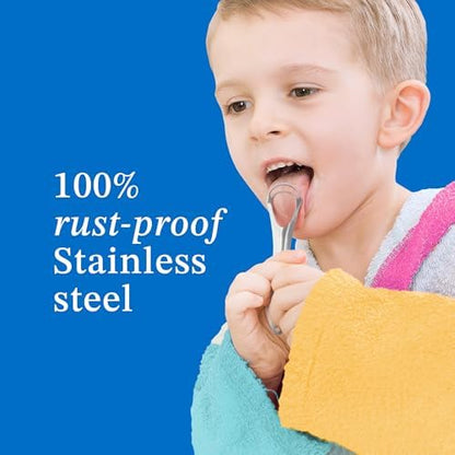 Mouthology Kid's Strawberry Toothpaste and Kid's Tongue Scraper