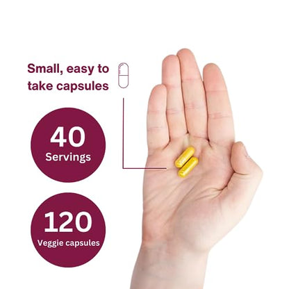 SHRISHA HERBAL Indian Berberine 1500mg - Berberine HCl 500mg Per Capsule - Support
