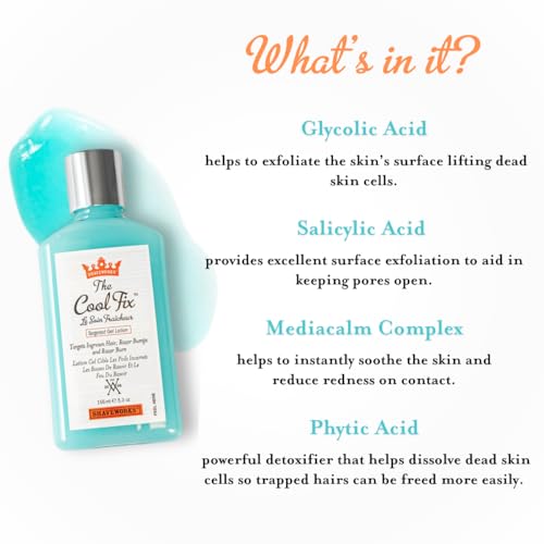 Shaveworks The Cool Fix Aftershave for Women: Pubic Hair Removal, Razor Bumps