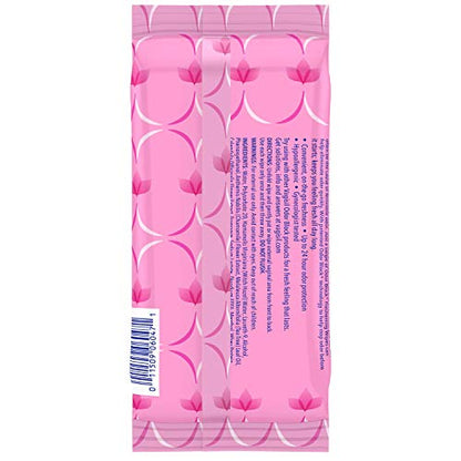 Vagisil Odor Block Daily Freshening Wipes for Feminine Hygiene in Resealable Pouch