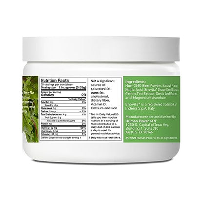 HumanN SuperBeets Energy Plus with Grape Seed Extract - Includes Beet Root Powder
