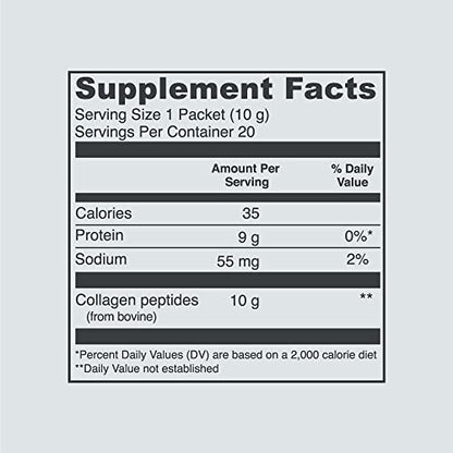 Vital Proteins Collagen Peptides Powder Supplement Travel Packs, Hydrolyzed Collagen