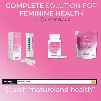 Natureland [20/40 Pack Vaginal Suppository Applicators for Women,Soft Tip Auxiliary Tool for Pills