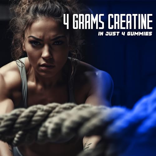CreaChew Enhanced Creatine Monohydrate Gummies, Creatine Gummies for Men and Wom