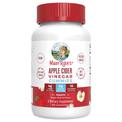 Mary Ruth's Apple Cider Vinegar Gummies, 60 CT