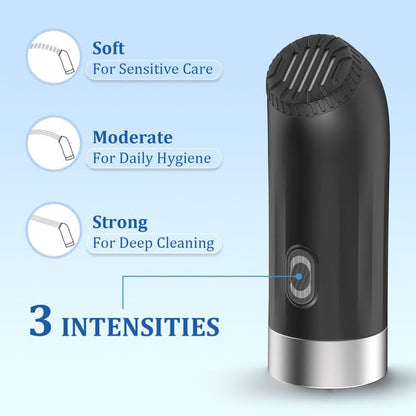 Enema Douches for Men Women, Automatic Anal Douche Cleaner with 3 Speeds, Silicone Enema Nozzles