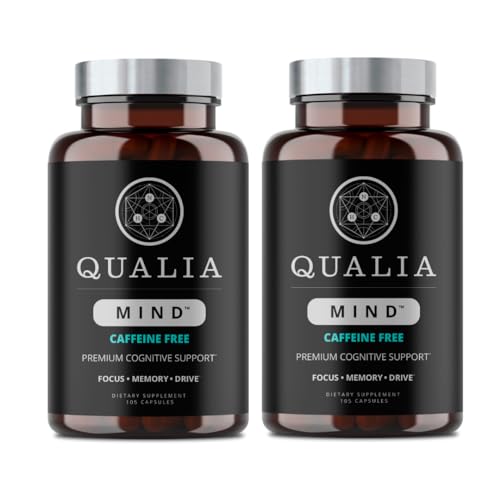 Qualia Mind Caffeine Free 105 ct 2-Pack | The Most Advanced Nootropic | Top Brain 