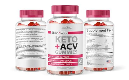 SlimXcel Keto ACV Gummies Weight Loss - 1500mg Once a Day, Strong Time Released Advanced