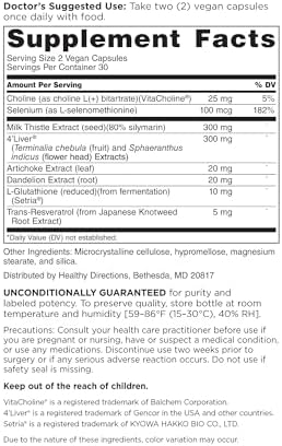 DOCTORS' PREFERRED Liver Defense with Milk Thistle & NAC + Glutathione