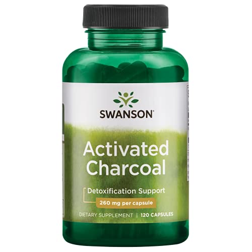 Swanson Activated Charcoal - Natural Supplement Supporting Healthy Absorption 